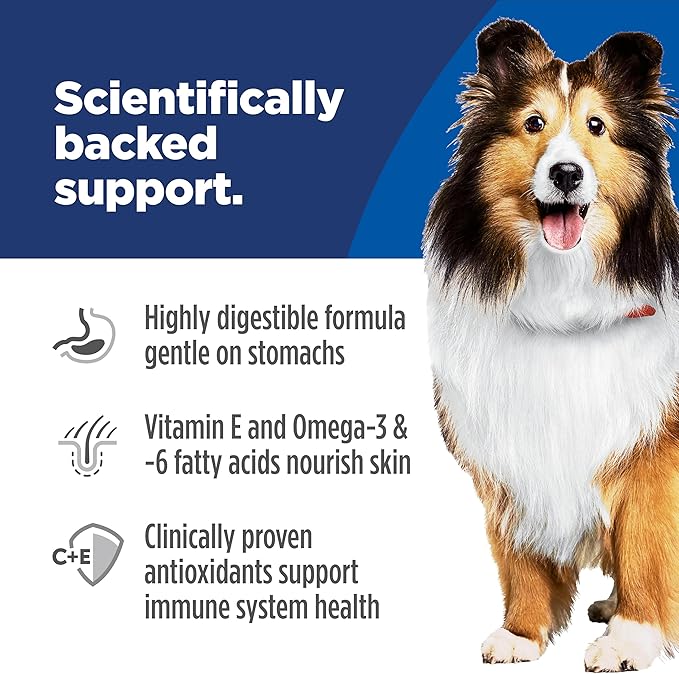 Hill's Science Diet Adult Sensitive Stomach & Skin Dry Dog Food, Chicken, 4 lb. Bag