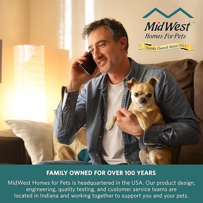 MidWest Homes for Pets QuietTime XS Dog Bed – Gray Faux Fur Bolster, Ultra-Soft and Machine Washable, Fits 22-Inch Crates and Carriers, for Small Dogs and Cats