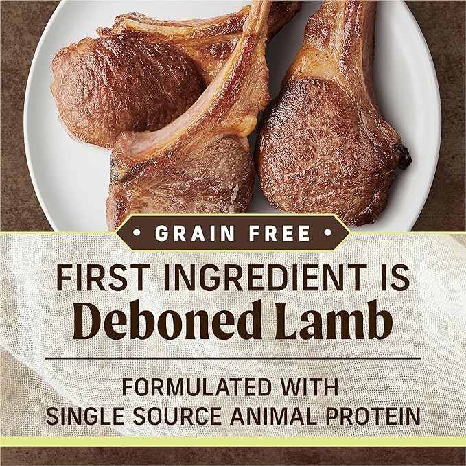 Merrick Limited Ingredient Diet Grain Free Dry Dog Food, Premium and Healthy Kibble with Lamb and Sweet Potato - 4.0 lb. Bag