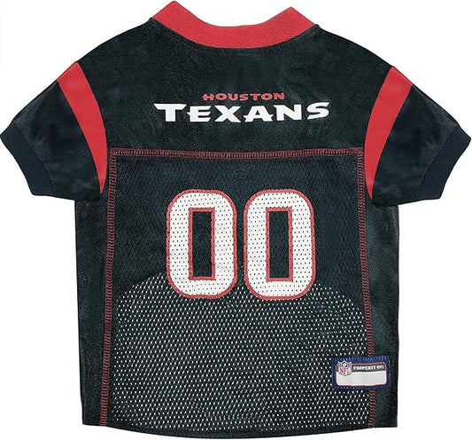 Pets First NFL Houston Texans Dog Jersey, Size Small, Football Shirt Costume for Pet, Dog Sports T-Shirt, NFL Team Clothing for Cats, Licensed Pet Apparel Available in 7 Sizes and 32 Teams