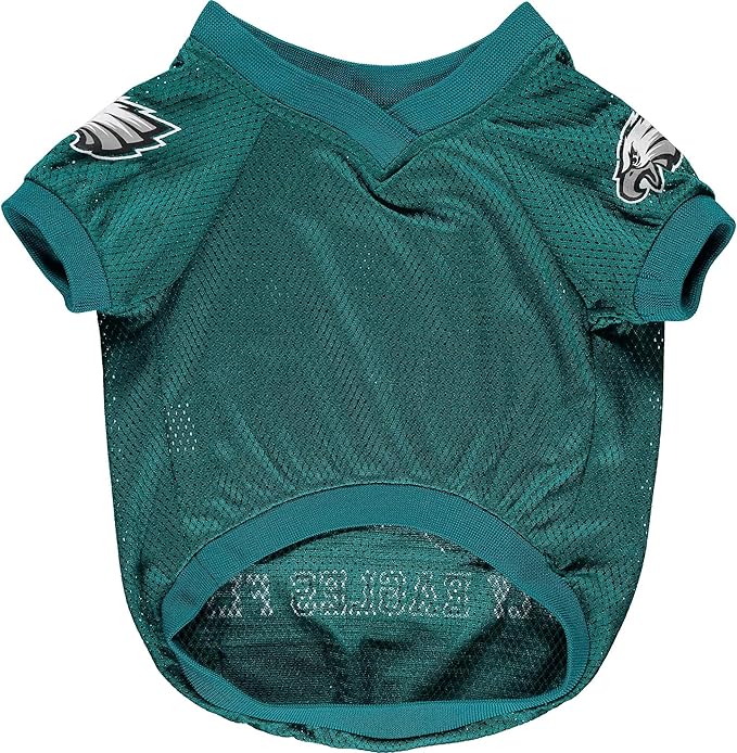 NFL Philadelphia EAGELS Raglan Jersey Fly Eagles Fly - Small. Cutest Football Jersey for Dogs & Cats