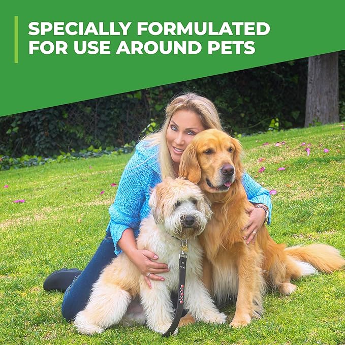 Simple Green Outdoor Odor Eliminator for Pets, Dogs, 1 gallon Refill - Ideal for Artificial Lawns & Patio, Milky White (Pack of 4)