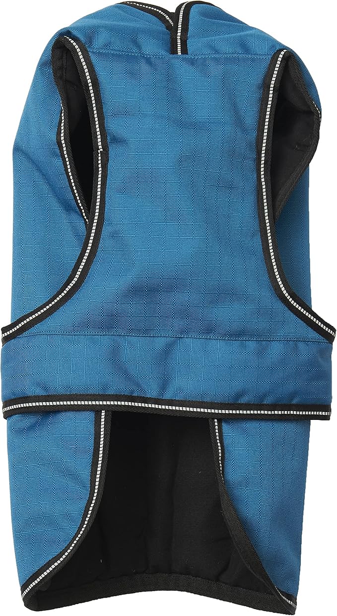 PetRageous 7303TXXL Juneau Waterproof Cold Weather Dog Coat with Full Chest Coverage Leash Opening - 28-Inch Long Heavyweight Jacket for XX-Large Breeds, Teal