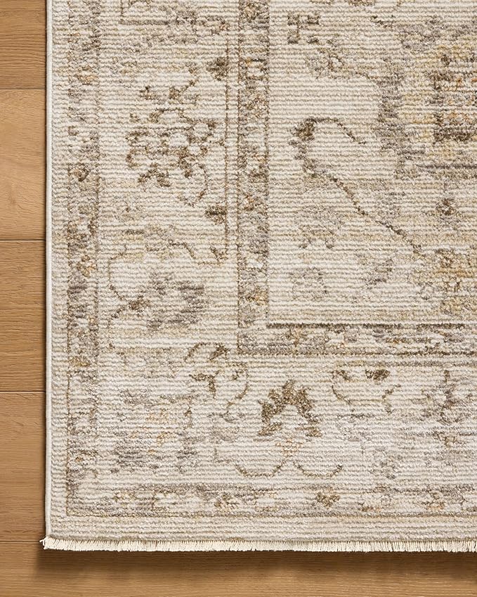 Loloi Magnolia Home by Joanna Gaines Pace Collection PAC-01 Natural/Stone 2'-6" x 10'-0" Runner Rug