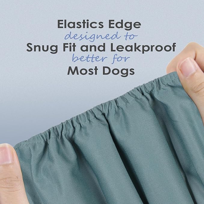 wegreeco Washable Male Dog Belly Band (Stylish Pattern)- Pack of 3 - Washable Male Dog Belly Wrap, Dog Diapers Male (Black, Blue, Coffee, Large)