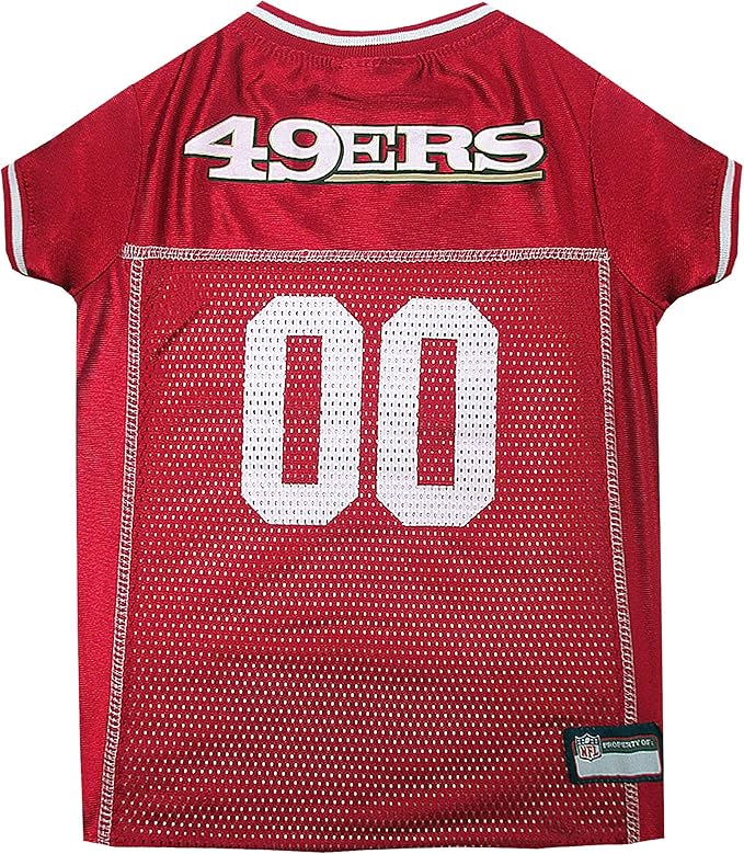 NFL San Francisco 49ers Dog Jersey, Size: XX-Large - Best Football Costume for Dogs & Cats - Licensed Shirt