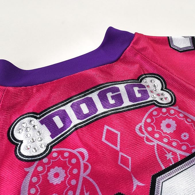 Snoop Doggie Doggs Deluxe Pet Jersey, Boss Lady, Medium