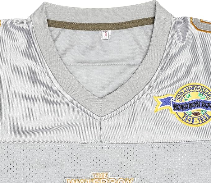 Phoneutrix Bobby Boucher #9 The Waterboy Adam Sandler Movie Mud Dogs Bourbon Bowl Football Jersey