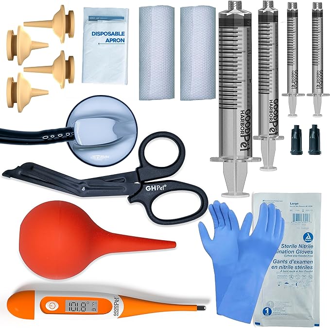 Good|Harbor GoodHarborPet|Birthing Essentials Kit for Newborn Puppy, Kitten & Pets