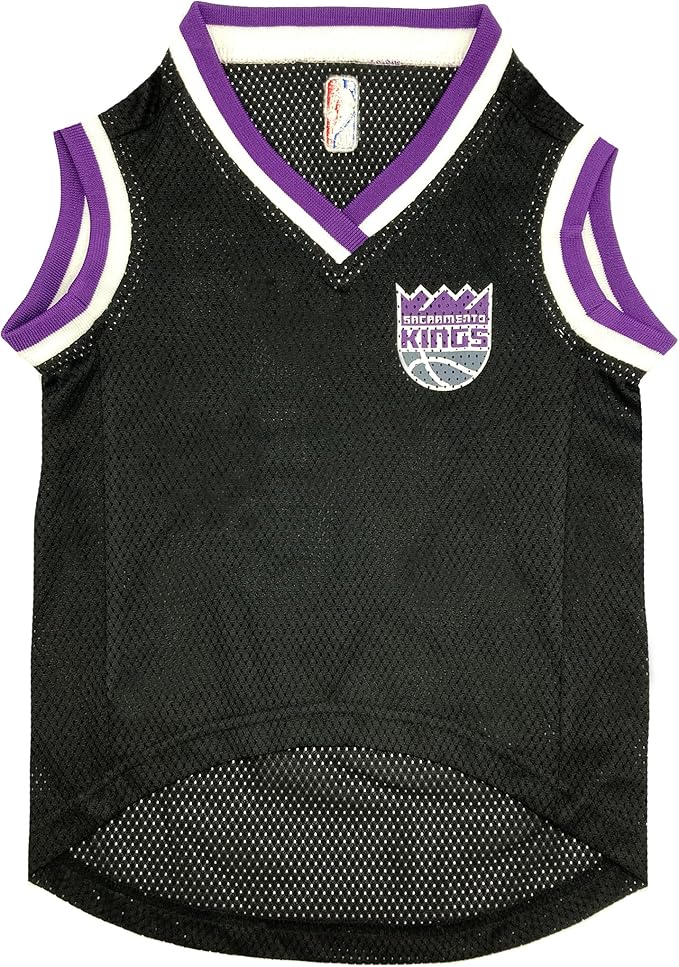 Pets First NBA Sacramento Kings Dog Jersey, X-Large - Tank Top Basketball Pet Jersey