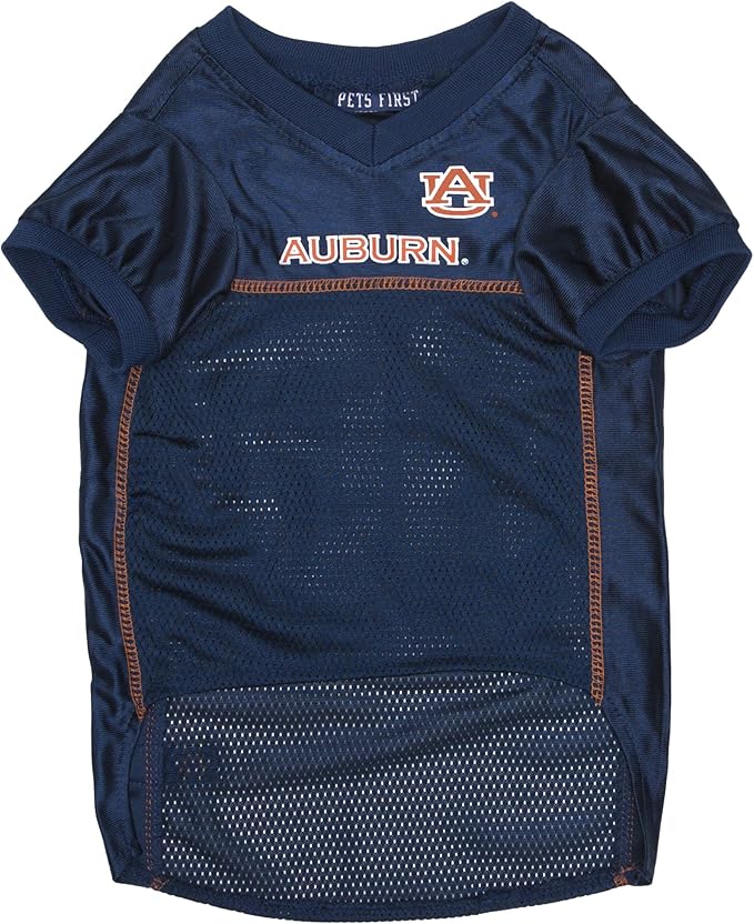 Pets First NCAA College Auburn Tigers Mesh Jersey for DOGS & CATS, Small.Licensed Dog Jersey with your Favorite Football/Basketball College Team