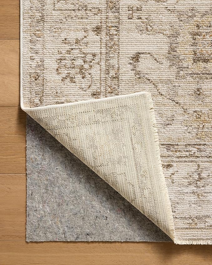 Loloi Magnolia Home by Joanna Gaines Pace Collection PAC-01 Natural/Stone 7'-10" x 10' Area Rug