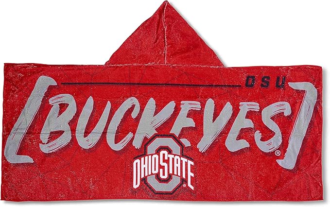 Northwest NCAA Unisex-Adult Hooded Youth Beach Towel