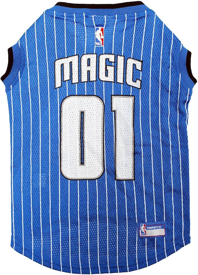 Pets First NBA ORLANDO MAGIC DOG Jersey, Small - Tank Top Basketball Pet Jersey