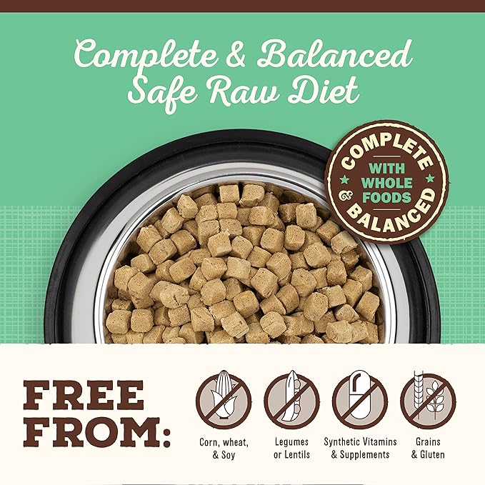 Primal Freeze Dried Dog Food, Pronto Mini Nuggets, Chicken;Scoop & Serve,Complete & Balanced Meal; Also Use As Topper or Treat; Premium, Healthy, Grain Free, High Protein Raw Dog Food 16 oz(Pack of 2)