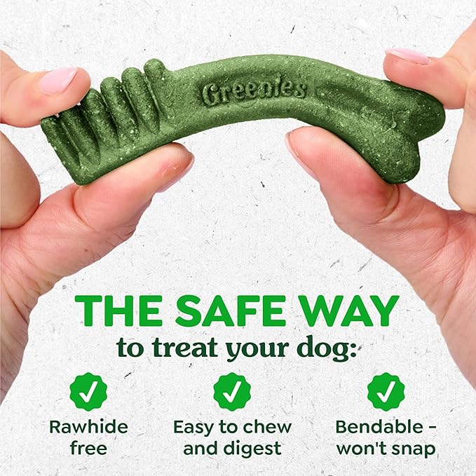 Greenies Veterinarian-Recommended Adult Natural Dental Dog Treats Petite Size, Variety Pack Flavor, (3) 12 oz. Packs, 60 Count