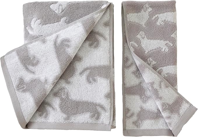 SKL Home Dog Bath Towel, Gray