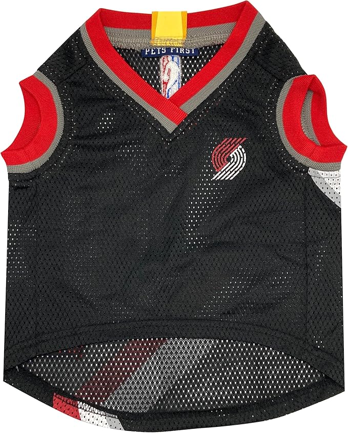 Pets First NBA Portland Trailblazers Dog Jersey, Large - Tank Top Basketball Pet Jersey