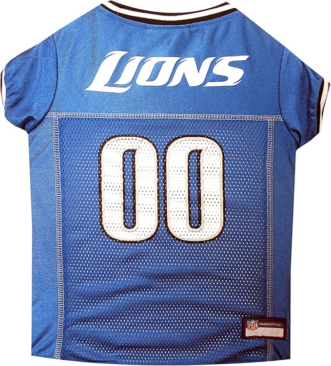 NFL DET-4006-SM DETROIT LIONS DOG Jersey, Small