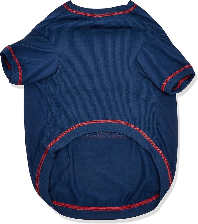 MLB Minnesota Twins Dog T-Shirt, X-Small. - Licensed Shirt for Pets Team Colored with Team Logos. - Premium Stretchable Materials for The Comfort of Your Dog & cat.