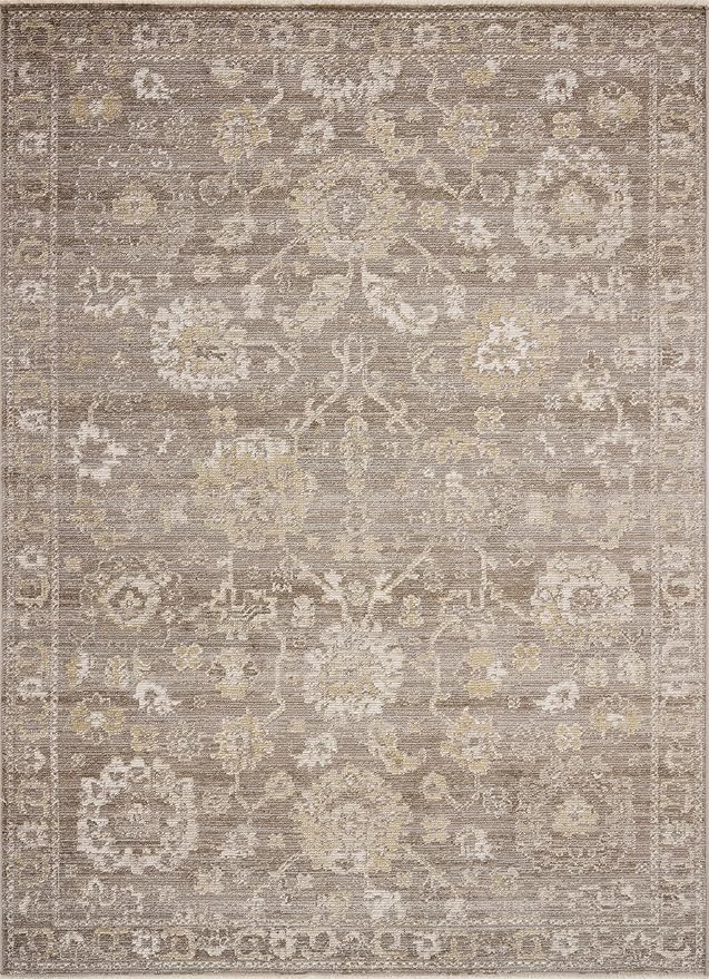Loloi Magnolia Home by Joanna Gaines Pace Collection PAC-03 Taupe/Wheat 2'-7" x 7'-6" Runner Rug