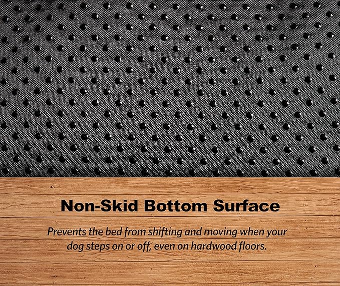 MidWest Homes for Pets XL QuietTime Deluxe Mocha Ombré Swirl Plush Pet Bed, Machine Washable, Non-Skid Bottom, Soft Crate Mat for 48-inch Crates
